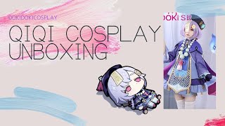 Genshin Impact Qiqi cosplay unboxing and review  DokiDokiCos [upl. by Pollitt75]