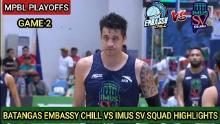 MPBL PLAYOFFS  BATANGAS VS IMUS HIGHLIGHTS  GAME 2 BEST OF THREE SERIES mpbl mpblhighlights [upl. by Nysilla]