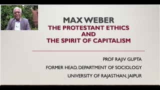 Max Weber Protestant Ethics and the Sprit of Capitalism [upl. by Aliuqahs]