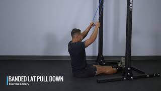 Banded Lat Pulldown  OPEX Exercise Library [upl. by Imrots815]