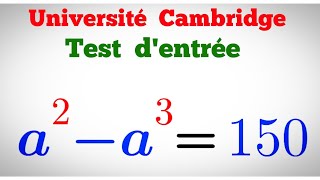 Cambridge  Comment résoudre cette équation [upl. by Donell]