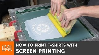 Screen Print Your Own Tshirts  HowTo  I Like To Make Stuff [upl. by Hallimaj]