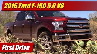 2016 Ford F150 50 V8 First Drive [upl. by Mikal]