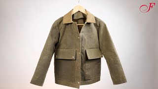 Waxed canvas jacket [upl. by Eenwahs981]