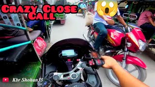 Crazy Close Call Kbr Shohan 35Kushtia Bike Riderz [upl. by Cummine]