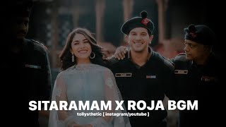 sita ramam x roja bgm  tollysthetic [upl. by Sanferd327]