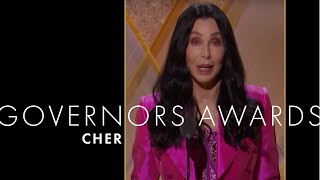 Cher Honors Diane Warren  13th Governors Awards [upl. by Ardet112]