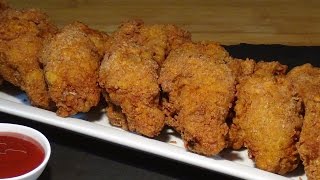 Receta Pollo frito crujiente al estilo americano  Pollo rebozado Loli Dominguez [upl. by Norab]