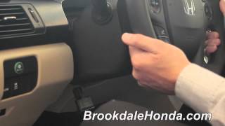 2013  Honda  Accord  Adjust The Steering Wheel  How To By Brookdale Honda [upl. by Gerge827]