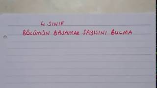 4sınıf matematik Bölümün basamak sayısını tahmin etme Bulbulogretmen 4sınıf matematik bölme [upl. by Nyra581]