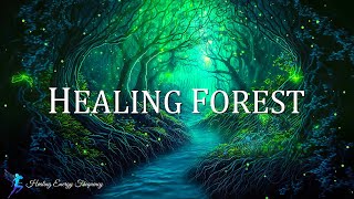 HEALING FOREST AMBIENCE  432Hz  963Hz Law Of Attraction  Raise Consciousness amp Manifest Miracles [upl. by Netfa]