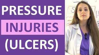 Pressure Ulcers Injuries Stages Prevention Assessment  Stage 1 2 3 4 Unstageable NCLEX [upl. by Gorlicki]