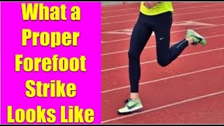 How Do You Do the Forefoot Strike [upl. by Mintz]