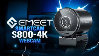 Emeet S800 4K Web camera Review [upl. by Ugo]