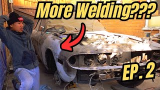 More WELDING  EP 2 1972 Triumph Stag RestorationTriumphstag classiccars carrestoration [upl. by Soo508]