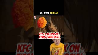 Hilarious Attack on Titan KFC collab commercials shorts attackontitan aot aotedit kfc [upl. by Irrem]