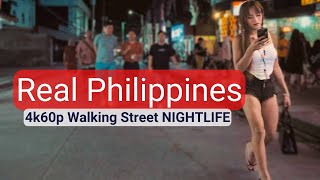 Night Time Walking Street Angeles City Philippines  4k DJI Osmo Pocket 3 [upl. by Oguh]