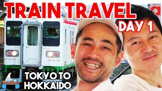 Tokyo to Hokkaido by Local Train Day One [upl. by Yhtomiht]