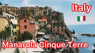 MANAROLA CINQUE TERRE ITALY  MOST CHARMING VILLAGE IN ITALY 🇮🇹 [upl. by Marcella]