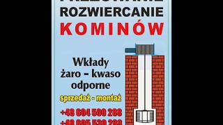 Frezowanie  Rozwiercanie komina 604500288 Lesko  Sanok Ustrzyki Dol Brzozów Zagórz Krosno [upl. by Marlen]