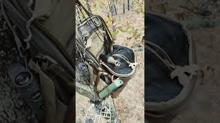 Saddle hunting setup bowhunting bowhunter tethrd mathewsarchery hunting vortexoptics [upl. by Nev]