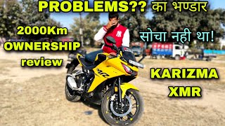 karizma xmr 2000km ownership review😭  xmr 210  karizma xmr 210 karizmaxmr 500subs [upl. by Farmelo]