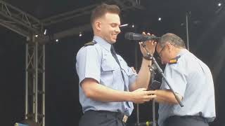 Garda Alan McGinty My Way Heritage Day Ballina Salmon Festival 2019 © Mayo North Tourism Ireland [upl. by Enialed145]