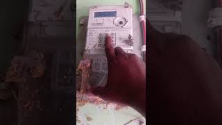 Prepaid meter balance check electrician safety meters meterreading prepaidmeter [upl. by Jamima]