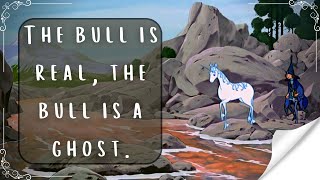 The Last Unicorn │Unicorn asks for theories about the Red Bull What do you know of King Haggard [upl. by Gasper]