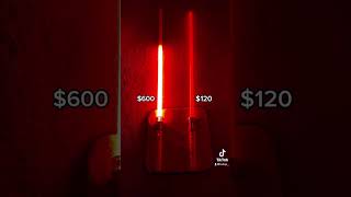 Disney Lightsaber Vs a Neopixel in the Dark [upl. by Hyacinth]