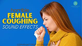 Female Coughing Sound Effects  Free to use [upl. by Eta907]