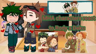 Mha Characters react to Rody x DekuRodekuslight todobaku⚠️READ DESC⚠️ [upl. by Icrad]