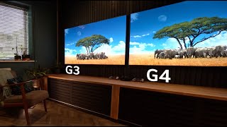 LGs BEST OLED TV NEW LG G4 OLED vs LG G3 65 Inch Side by Side [upl. by Zurek]