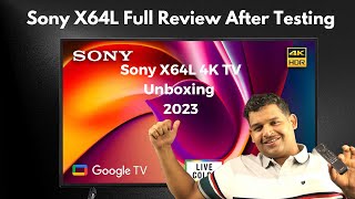 Sony X64L 4k TV Unboxing and Full Review  Sony X64L Vs Sony Sony X74L [upl. by Boarer]