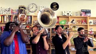 No BS Brass Band NPR Music Tiny Desk Concert [upl. by Helbonnas]