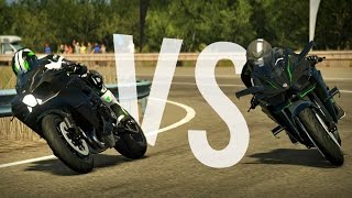 Ninja H2 VS Ninja H2R  RIDE2 Indonesia Gameplay PC [upl. by Sorac501]