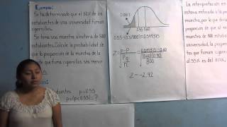 distribuciones muestrales proporciones [upl. by Doi]