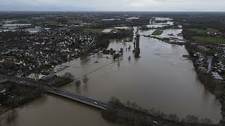 Hochwasser im Kreis Warendorf Die Lage am 2312 [upl. by Gian]