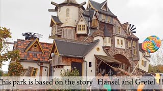 Hans amp Grietje park👦👧🍭Pancake househanselandgretel themeparks netherlands zeewolde [upl. by Antebi]