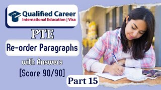 PTE Reorder Paragraph Practice Test with Answers 📚 Part 15  November 11 2024  Qualified Career [upl. by Giraud]