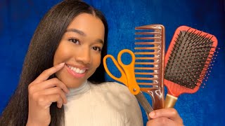 ASMR Haircut Only Using Mouth Sounds ✂️👄 ASMR Haircut Roleplay  Personal Attention [upl. by Blockus]