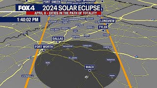 Solar Eclipse 2024 Path of Totality [upl. by Urba]