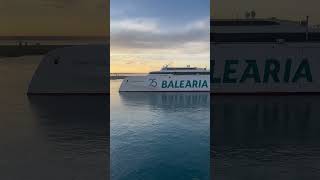 Streamline Ferry headed back to the mainland from Palma de Majorca [upl. by Neeloc]