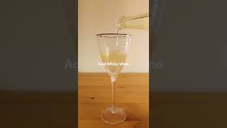 Make a Perfectly Refreshing White Wine Spritzer Cocktail in Just Two Simple Steps [upl. by Nodyroc]