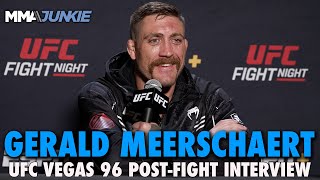 Gerald Meerschaert Revels in RecordBreaking Win after Overcoming Adversity  UFC on ESPN 62 [upl. by Frances]