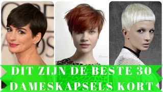 Dit zijn de beste 30 dameskapsels kort [upl. by Leuqram722]