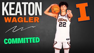 COMMIT 3Star Keaton Wagler Commits To Illinois [upl. by Rance]