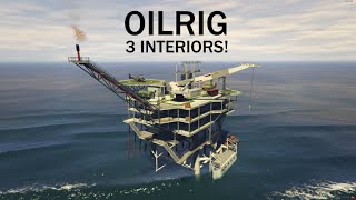 GTA V MAP  OILRIG  FIVEM MLO [upl. by Auqenwahs687]