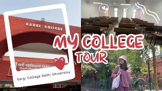 My College Tour Vlog ❤️  Gargi College Delhi University  Channel Chatter Nisha [upl. by Serafine]