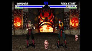 Psx  Mortal Kombat 4  Longplay All Endings [upl. by Yamauchi617]